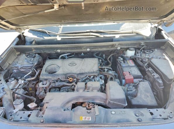 2T3W1RFV6NC182306 2022 TOYOTA RAV4 Gray ძრავის განყოფილების ხედი