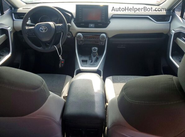 2T3W1RFV6NC188543 2022 TOYOTA RAV4 White Widok deski rozdzielczej