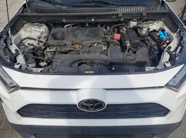 2T3W1RFV6NC188543 2022 TOYOTA RAV4 White Widok komory silnika