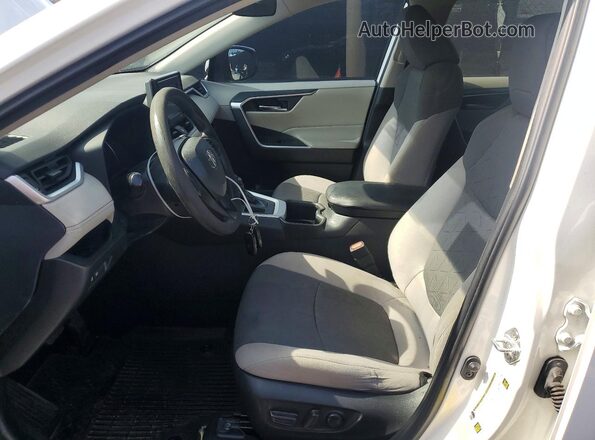 2T3W1RFV6NC188543 2022 TOYOTA RAV4 White Widok wnętrza z przodu
