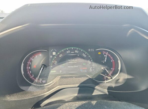 2T3W1RFV6PW251500 2023 TOYOTA RAV4 White Սարքավորումների վահանակի տեսք