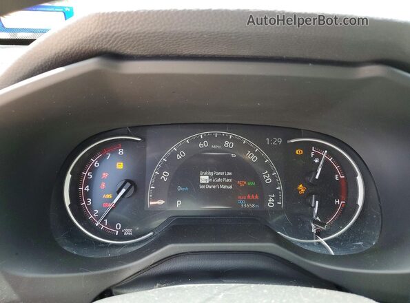2T3W1RFV6PW289292 2023 TOYOTA RAV4 Серый Вид щитка приборов