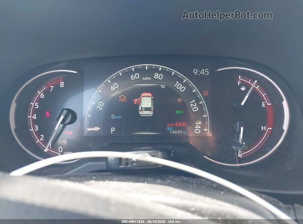 2T3W1RFV6SW406586 2025 TOYOTA RAV4 Серый Вид задних сидений