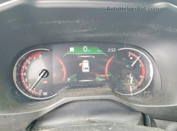 2T3W1RFV6SW426451 2025 TOYOTA RAV4 Burgundy Instrument cluster view