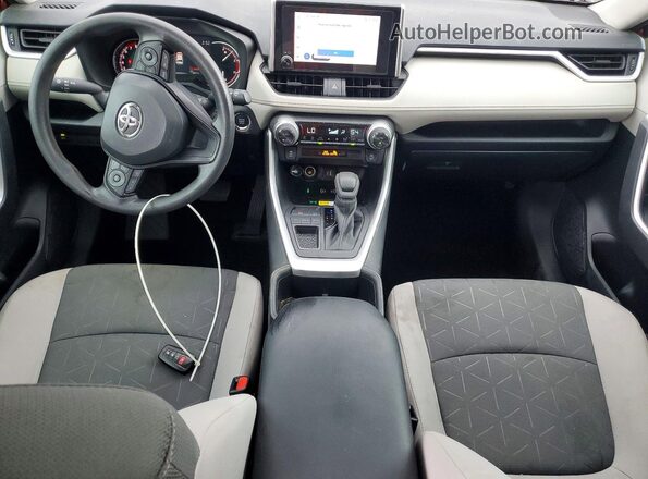 2T3W1RFV6SW426451 2025 TOYOTA RAV4 Burgundy Dashboard view