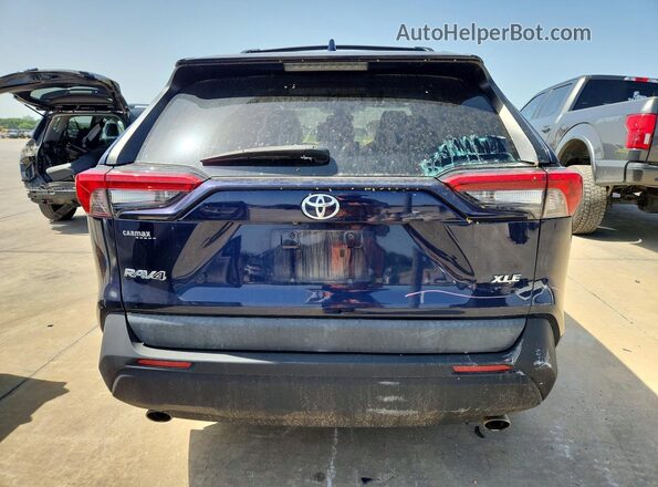 2T3W1RFV7KC032913 2019 TOYOTA RAV4 Синий Вид сзади