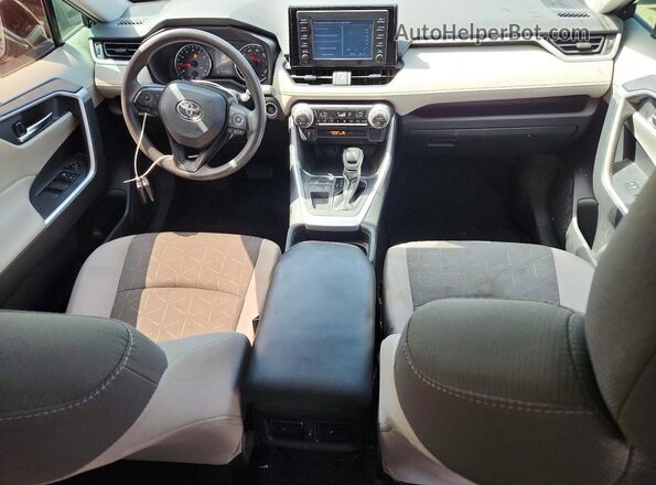 2T3W1RFV7KC032913 2019 TOYOTA RAV4 Синий Вид панели приборов