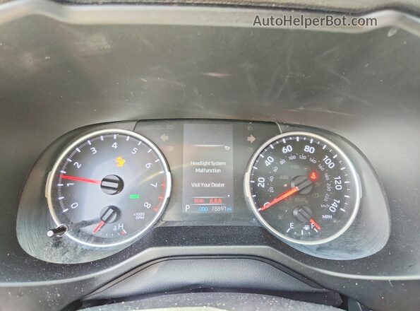 2T3W1RFV7KC032913 2019 TOYOTA RAV4 Синий Вид щитка приборов