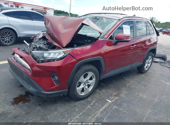 2T3W1RFV7LC057487 2020 TOYOTA RAV4 Красный Передняя левая четверть