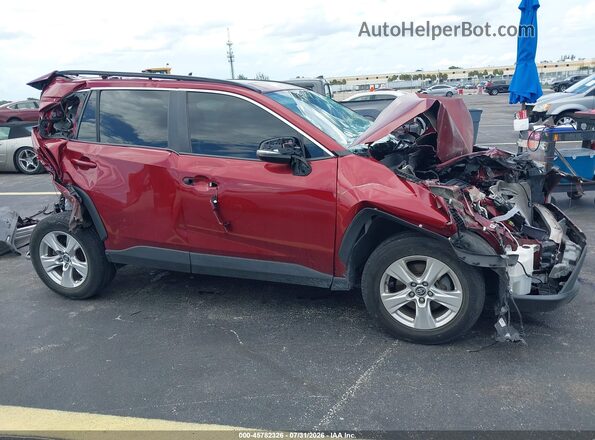 2T3W1RFV7LC057487 2020 TOYOTA RAV4 Красный Панорамный вид салона 360°