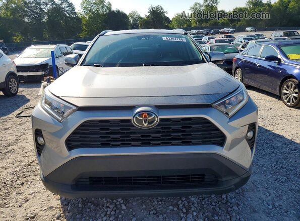 2T3W1RFV7MC162614 2021 TOYOTA RAV4 Silver Front view