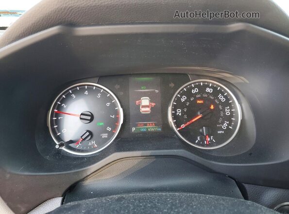 2T3W1RFV7MC162614 2021 TOYOTA RAV4 Silver Instrument cluster view