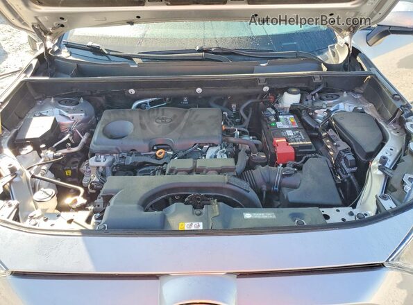 2T3W1RFV7MC162614 2021 TOYOTA RAV4 Silver Engine compartment view