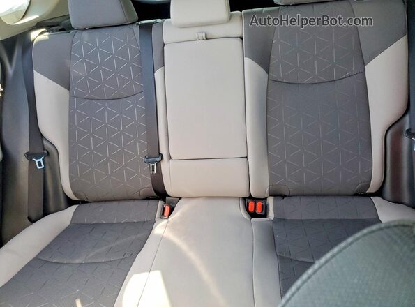 2T3W1RFV7MC162614 2021 TOYOTA RAV4 Silver Rear seats view