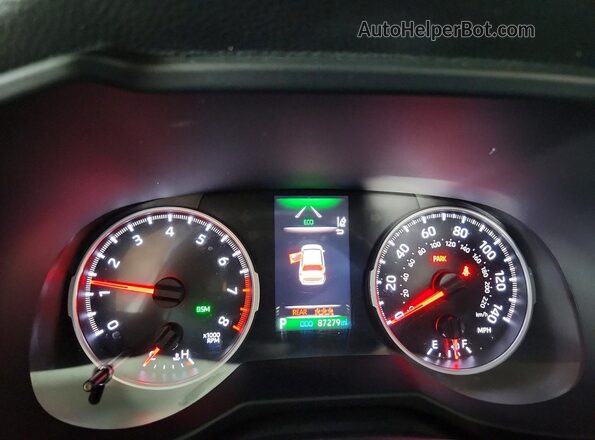 2T3W1RFV7MW127876 2021 TOYOTA RAV4 White Սարքավորումների վահանակի տեսք