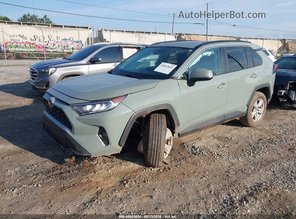 2T3W1RFV7MW175572 2021 TOYOTA RAV4 Зеленый Передняя левая четверть