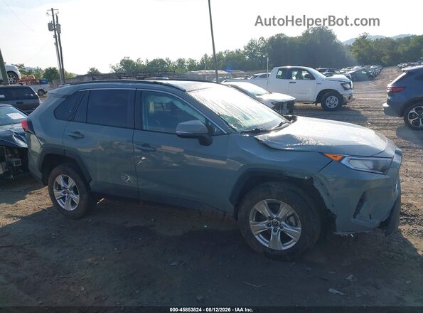 2T3W1RFV7MW175572 2021 TOYOTA RAV4 Зеленый Вид задней части салона