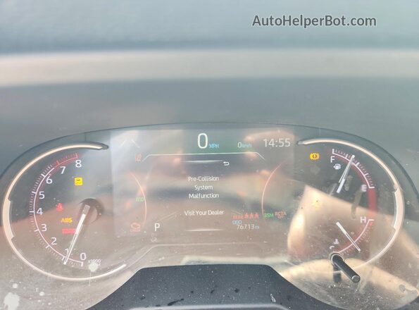 2T3W1RFV7PW266569 2023 TOYOTA RAV4 Black Սարքավորումների վահանակի տեսք
