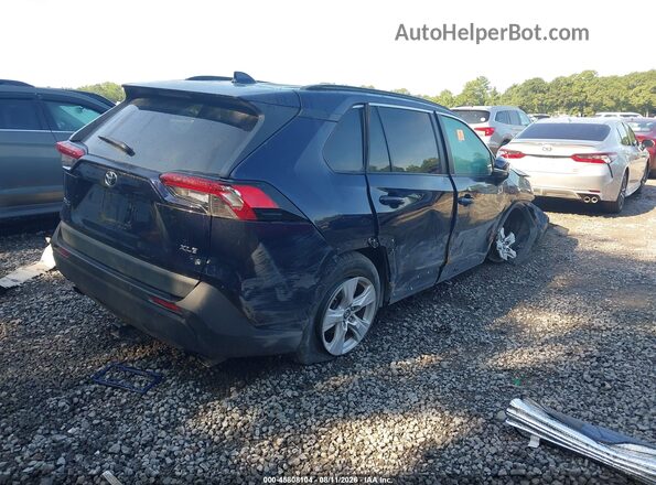 2T3W1RFV8KC023721 2019 TOYOTA RAV4 Blue Задня права чверть