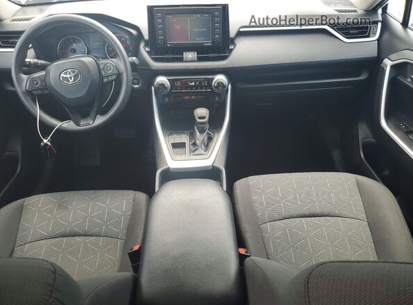 2T3W1RFV8LC053285 2020 TOYOTA RAV4 Белый Вид панели приборов