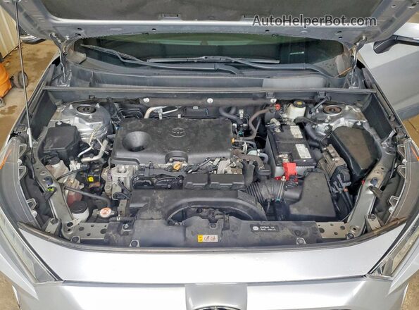 2T3W1RFV8MC137110 2021 TOYOTA RAV4 Silver ძრავის განყოფილების ხედი