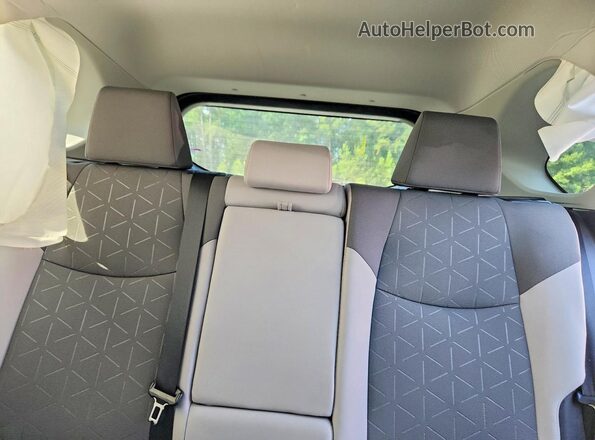 2T3W1RFV8MC168941 2021 TOYOTA RAV4 Silver უკანა სავარძლების ხედი