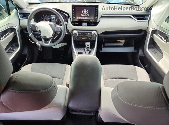 2T3W1RFV8NC176409 2022 TOYOTA RAV4 Серый Вид панели приборов