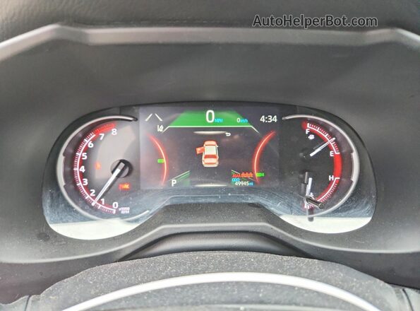 2T3W1RFV8RW323400 2024 TOYOTA RAV4 Черный Вид задних сидений