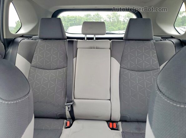 2T3W1RFV9LC058284 2020 TOYOTA RAV4 Серый Вид задних сидений