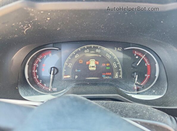 2T3W1RFV9RC296497 2024 TOYOTA RAV4 Black Widok zestawu wskaźników
