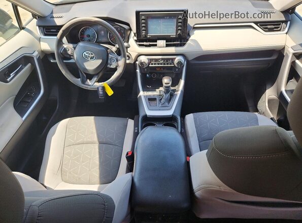 2T3W1RFVXLC070489 2020 TOYOTA RAV4 Gray Առջևի վահանակի տեսք