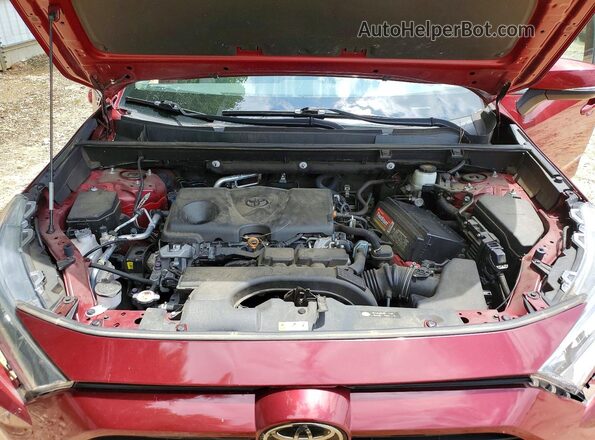 2T3W1RFVXLW095178 2020 TOYOTA RAV4 Red Widok komory silnika