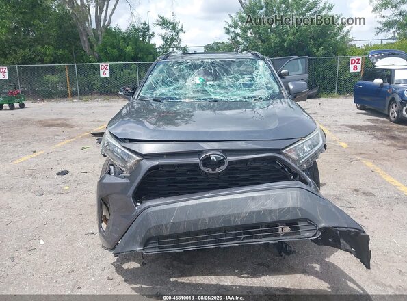 2T3W1RFVXMC148397 2021 TOYOTA RAV4 Gray Դիմացի տեսք