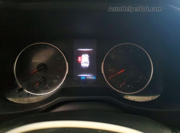 2T3W1RFVXMW117536 2021 TOYOTA RAV4 Gray Вид щитка приладів