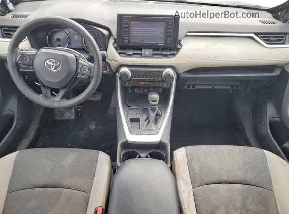 2T3W1RFVXMW117536 2021 TOYOTA RAV4 Gray Вид панелі приладів