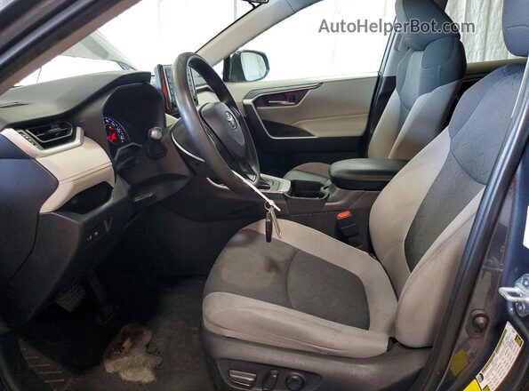 2T3W1RFVXMW119223 2021 TOYOTA RAV4 Gray Front interior view