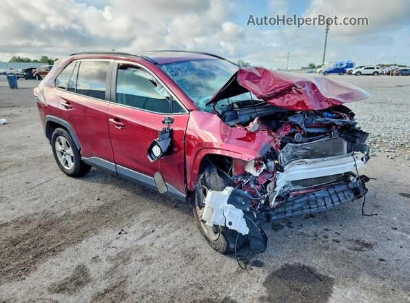 2T3W1RFVXMW175517 2021 TOYOTA RAV4 Red Передня права чверть