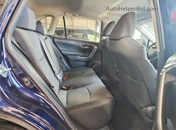 2T3W1RFVXRW338402 2024 TOYOTA RAV4 Blue Rear seats view