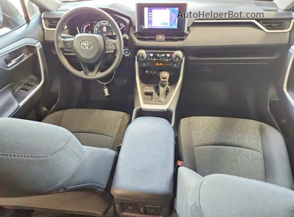 2T3W1RFVXRW338402 2024 TOYOTA RAV4 Blue Dashboard view