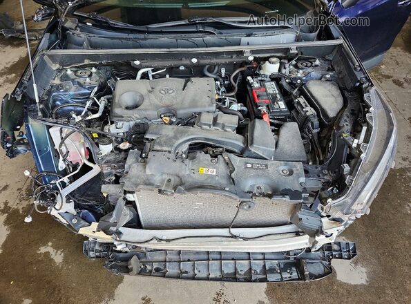 2T3W1RFVXRW338402 2024 TOYOTA RAV4 Blue Rear interior view