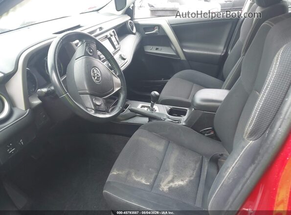 2T3WFREV0GW237191 2016 TOYOTA RAV4 Red წინა სალონის ხედი