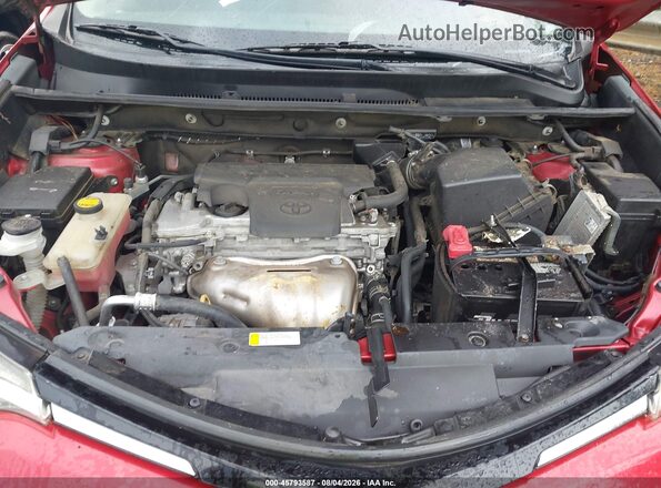 2T3WFREV0GW237191 2016 TOYOTA RAV4 Red უკანა ხედი