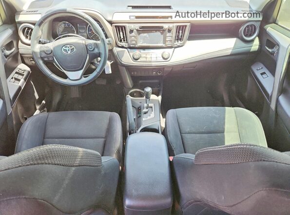 2T3WFREV0GW252242 2016 TOYOTA RAV4 Black Вид панелі приладів