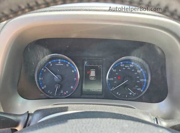 2T3WFREV0GW252242 2016 TOYOTA RAV4 Black Вид щитка приладів