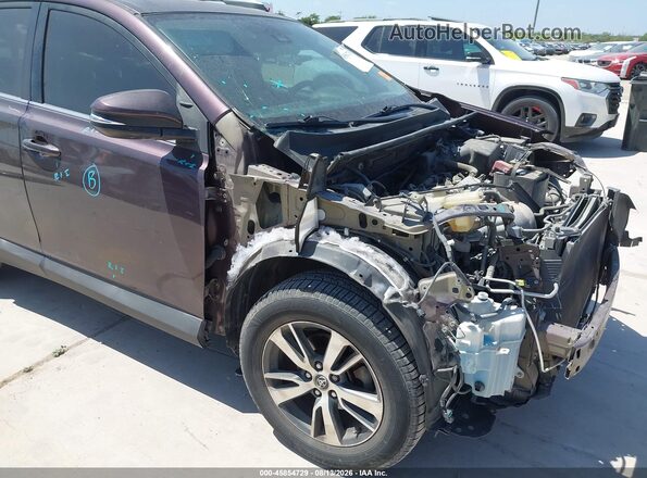2T3WFREV0HW387657 2017 TOYOTA RAV4 Purple წინა ხედი