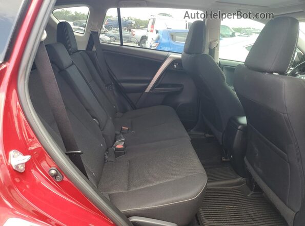 2T3WFREV0JW432375 2018 TOYOTA RAV4 Burgundy Widok tylnych siedzeń