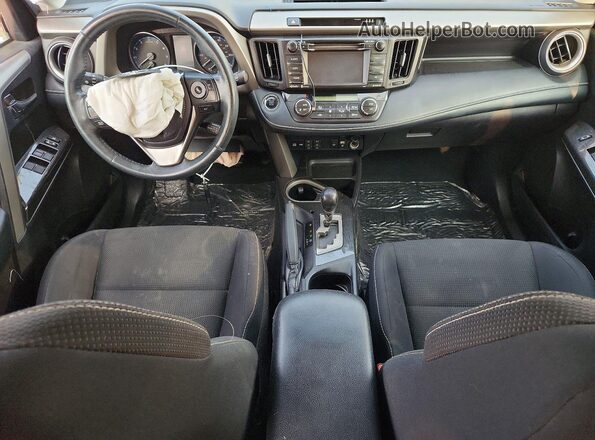 2T3WFREV0JW439827 2018 TOYOTA RAV4 Charcoal Առջևի վահանակի տեսք