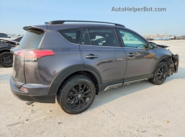 2T3WFREV0JW439827 2018 TOYOTA RAV4 Charcoal Հետևի աջ