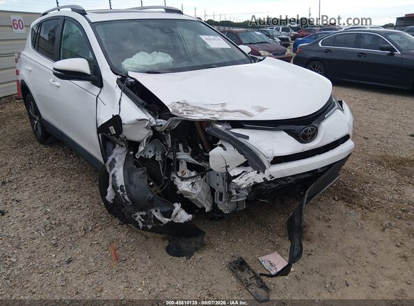2T3WFREV0JW474898 2018 TOYOTA RAV4 White წინა ხედი