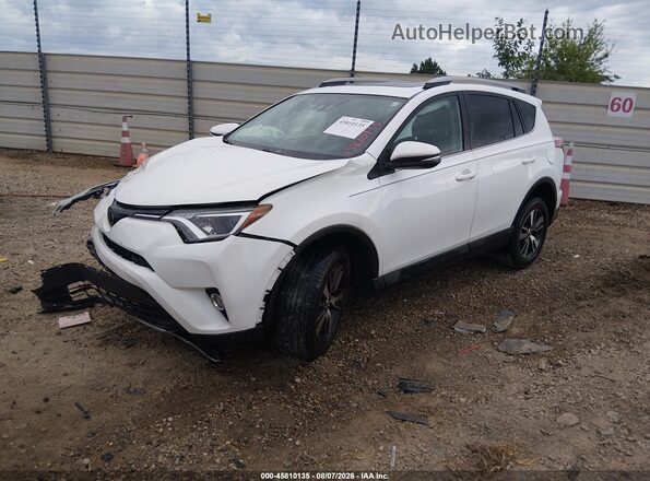 2T3WFREV0JW474898 2018 TOYOTA RAV4 White წინა მარცხენა ხედი სამი მეოთხედიდან